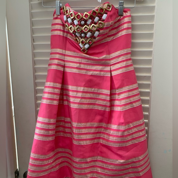 Robe Femme Rose Vif Neuve Avec étiquette - Lilly Pulitzer Sami-Ryan Taille 8